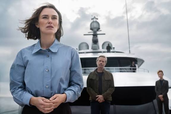 Keira Knightley as Lo Blacklock in The Woman in Cabin 10 Netflix thriller